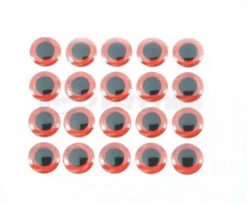 Funky Holographic Red 3D Eyes - Funky Fly Tying