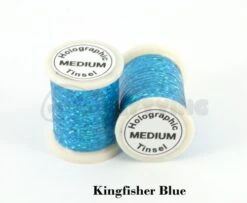 Funky Holographic Tinsel - Funky Fly Tying -Fishing Accessories Store Holographic Tinsel Kingfisher Blue 1