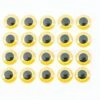 Funky Hot Orange/Yellow 3D Eyes - Funky Fly Tying 1 Funky Hot Orange/Yellow 3D Eyes - Funky Fly Tying -Fishing Accessories Store Hot Orange Yellow 3D Eyes