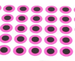 Funky Hot Pink Tape Eyes Pack 50 - Funky Fly Tying -Fishing Accessories Store Hot Pink Tape eyes Pack 50 1