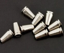 Tubeworx Mini Brass Bottle Tubes - Funky Fly Tying 11 Tubeworx Mini Brass Bottle Tubes - Funky Fly Tying -Fishing Accessories Store Mini Brass Bottle Tubes Silver 1