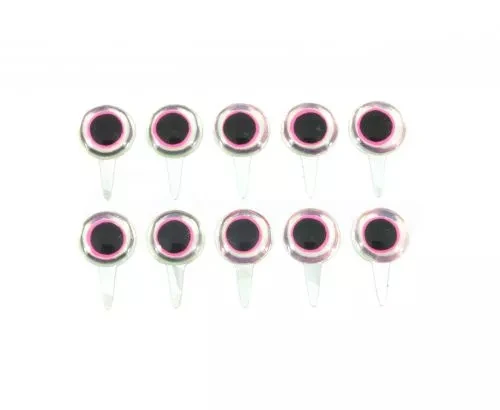 Funky Mirage/Hot Pink Tab Eyes 3D - Funky Fly Tying 3 Funky Mirage/Hot Pink Tab Eyes 3D - Funky Fly Tying