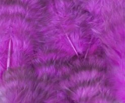 Nature's Spirit Grizzly Marabou - Funky Fly Tying -Fishing Accessories Store Natures Spirit Grizzly Marabou Fluo Hot Pink 1