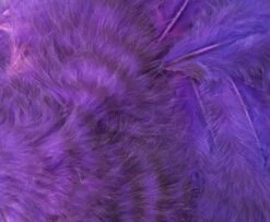 Nature's Spirit Grizzly Marabou - Funky Fly Tying -Fishing Accessories Store Natures Spirit Grizzly Marabou Purple 1