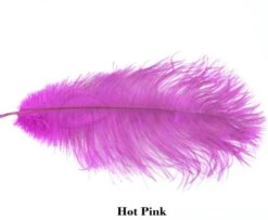 Nature's Spirit Ostrich Plumes 14"-16" - Funky Fly Tying -Fishing Accessories Store Natures Spirit Ostrich Plumes 14 16 Hot Pink 1