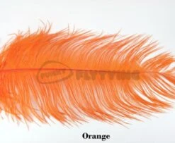 Nature's Spirit Ostrich Plumes 14"-16" - Funky Fly Tying -Fishing Accessories Store Natures Spirit Ostrich Plumes 14 16 Orange