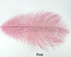 Nature's Spirit Ostrich Plumes 14"-16" - Funky Fly Tying -Fishing Accessories Store Natures Spirit Ostrich Plumes 14 16 Pink 1