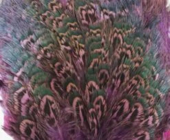 Fish Hunter Ringneck Pheasant Rump Patch - Funky Fly Tying -Fishing Accessories Store Natures Spirit Ringneck Pheasant Rump Patch Fluo Hot Pink 1