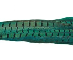 Nature's Spirit Ringneck Pheasant Tail Clumps - Funky Fly Tying -Fishing Accessories Store Natures Spirit Ringneck Pheasant Tail Clumps Fluo Blue 1