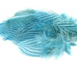 Nature's Spirit Silver Pheasant Body Feathers (Discontinued) - Funky Fly Tying -Fishing Accessories Store Natures Spirit Silver Pheasant Body Feathers Discontinued Silver Doctor Blue
