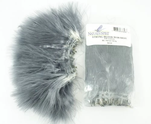 Nature's Spirit Strung Blood Marabou 1/4oz (Discontinued) - Funky Fly Tying 3 Nature's Spirit Strung Blood Marabou 1/4oz (Discontinued) - Funky Fly Tying
