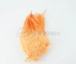 Nature's Spirit Strung Saddle Hackle - Funky Fly Tying -Fishing Accessories Store Natures Spirit Strung Saddle Hackle Fluo Orange 1