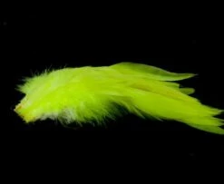 Nature's Spirit Strung Schlappen Long 5 1/2"-7" - Funky Fly Tying -Fishing Accessories Store Natures Spirit Strung Schlappen Long 5½ 7 Fluo Yellow 1