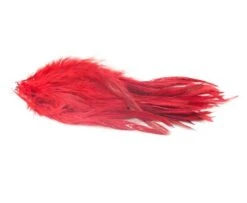 Nature's Spirit Strung Schlappen Long 5 1/2"-7" - Funky Fly Tying -Fishing Accessories Store Natures Spirit Strung Schlappen Long 5½ 7 Red 1