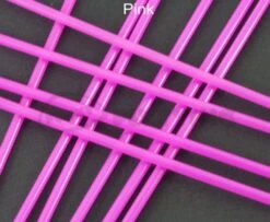 Tubeworx Outer Plastic Tubes 3mm - Funky Fly Tying -Fishing Accessories Store Outer Plastic Tubes 3mm Fluoro Colours Pink 1