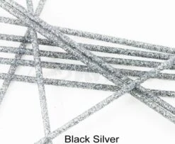 Tubeworx Outer Plastic Tubes 3mm Glitter Colour - Funky Fly Tying 24 Tubeworx Outer Plastic Tubes 3mm Glitter Colour - Funky Fly Tying -Fishing Accessories Store Outer Plastic Tubes 3mm Glitter Colours Black Silver