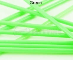 Tubeworx Outer Plastic Tubes 3mm - Funky Fly Tying 25 Tubeworx Outer Plastic Tubes 3mm - Funky Fly Tying -Fishing Accessories Store Outer Plastic Tubes 3mm Solid Colours Green