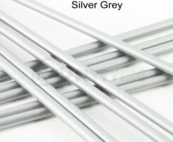 Tubeworx Outer Plastic Tubes 3mm - Funky Fly Tying 39 Tubeworx Outer Plastic Tubes 3mm - Funky Fly Tying -Fishing Accessories Store Outer Plastic Tubes 3mm Solid Colours Silver Grey 1