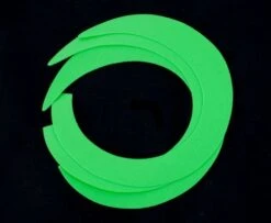 Pacchiarini's Jumbo Wiggle Tails - Funky Fly Tying -Fishing Accessories Store Pacchiarinis Jumbo Wiggle Tails Slim Fl Chartreuse