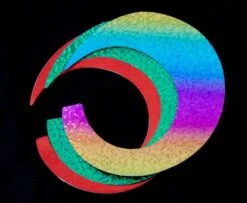 Pacchiarini's Jumbo Wiggle Tails - Funky Fly Tying -Fishing Accessories Store Pacchiarinis Jumbo Wiggle Tails Wide Green Red Rainbow