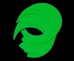 Pacchiarini's Wiggle Tails - Funky Fly Tying 18 Pacchiarini's Wiggle Tails - Funky Fly Tying -Fishing Accessories Store Pacchiarinis Wiggle Tails Fl Chartreuse