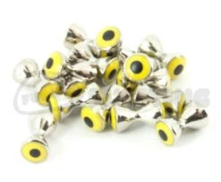 Funky Real Eyes Plus - Funky Fly Tying -Fishing Accessories Store Real Eyes Plus Silver yellow 1