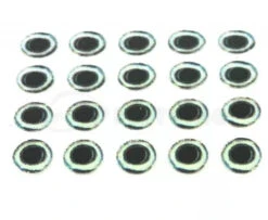 Funky Realistic Baitfish Tape Eyes - Funky Fly Tying