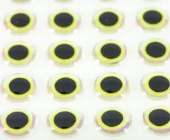 Funky Shimmer Eyes Chartreuse - Funky Fly Tying