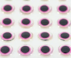 Funky Shimmer Eyes Hot Pink - Funky Fly Tying