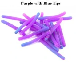 Funky Squirmy Tails - Funky Fly Tying -Fishing Accessories Store Squirmy Tails Purple with Blue TIps 1