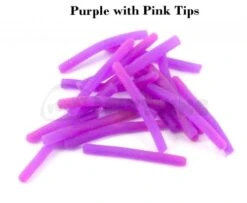 Funky Squirmy Tails - Funky Fly Tying -Fishing Accessories Store Squirmy Tails Purple with Pink Tips 1