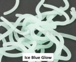 Funky Squirmy Worms - Funky Fly Tying -Fishing Accessories Store Squirmy Worms ice Blue Glow