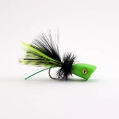 Flymen Surface Seducer Double Barrel Popper Bodies - Funky Fly Tying 36 Flymen Surface Seducer Double Barrel Popper Bodies - Funky Fly Tying -Fishing Accessories Store Surface Seducer Double Barrel green side 1