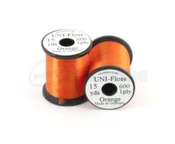 UNI Floss - Funky Fly Tying 39 UNI Floss - Funky Fly Tying -Fishing Accessories Store UNI Floss Rayon 15yrds Orange 1