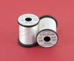 UNI Floss - Funky Fly Tying 28 UNI Floss - Funky Fly Tying -Fishing Accessories Store UNI Floss Rayon 15yrds White