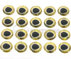 Funky Ultra 3D Gold/Silver Eyes - Funky Fly Tying