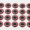 Funky Ultra 3D Holographic Red/White Eyes - Funky Fly Tying