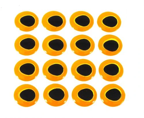 Funky Ultra 3D Hot Orange/Gold Eyes - Funky Fly Tying 3 Funky Ultra 3D Hot Orange/Gold Eyes - Funky Fly Tying - Image 2