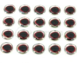 Funky Ultra 3D Silver/Red Eyes - Funky Fly Tying