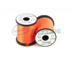 Uni Stretch Floss - Funky Fly Tying -Fishing Accessories Store Uni Stretch Floss Orange