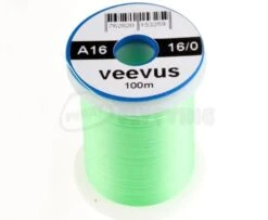 Veevus 16/0 Thread - Funky Fly Tying -Fishing Accessories Store Veevus 16 0 Thread Fluo Green 1