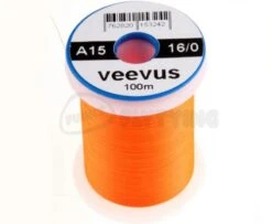 Veevus 16/0 Thread - Funky Fly Tying -Fishing Accessories Store Veevus 16 0 Thread Fluo Orange 1