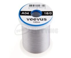 Veevus 16/0 Thread - Funky Fly Tying -Fishing Accessories Store Veevus 16 0 Thread Grey