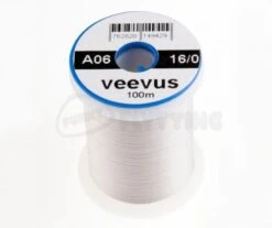 Veevus 16/0 Thread - Funky Fly Tying -Fishing Accessories Store Veevus 16 0 Thread Light Grey