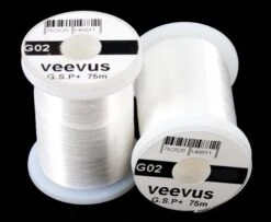 Veevus GSP Thread (Dyneema) - Funky Fly Tying -Fishing Accessories Store Veevus GSP Thread Dyneema White 1