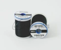 Veevus Stomach (Body) Thread Large - Funky Fly Tying -Fishing Accessories Store Veevus Stomach Body Thread Large Black 2