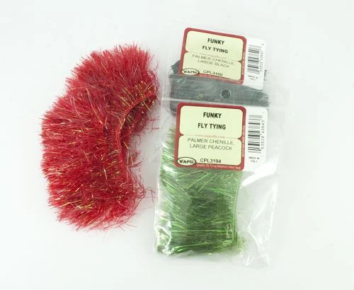 Wapsi Palmer Chenille Large - Funky Fly Tying 3 Wapsi Palmer Chenille Large - Funky Fly Tying