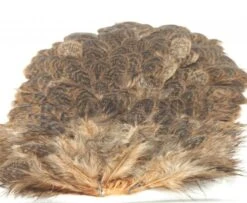Whiting Brahma Hen Saddle - Funky Fly Tying -Fishing Accessories Store Whiting Brahma Hen Saddle Capes Dyed Tan